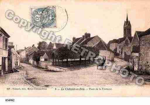 Ville de CHATELETENBRIE(LE), carte postale ancienne