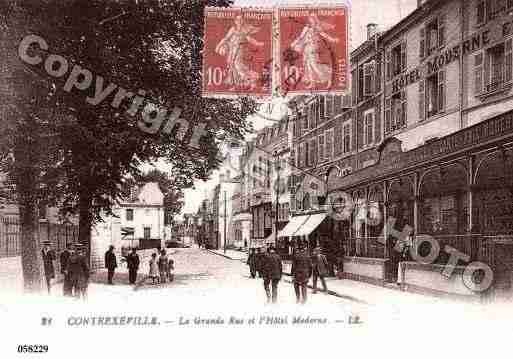 Ville de CONTREXEVILLE, carte postale ancienne