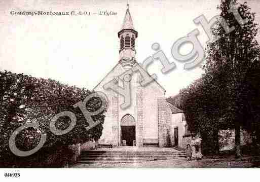 Ville de COUDRAYMONTCEAUX(LE), carte postale ancienne