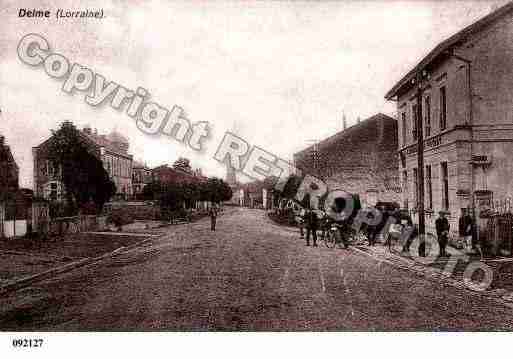 Ville de DELME, carte postale ancienne