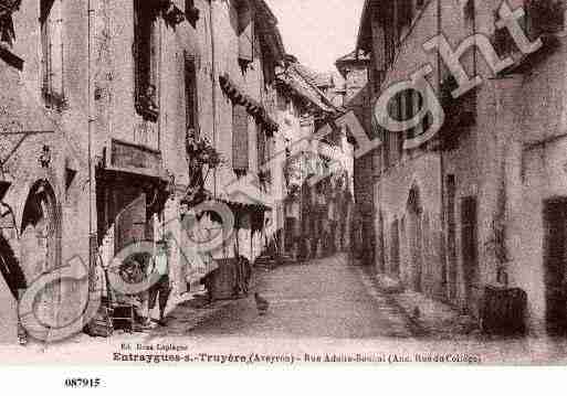 Ville de ENTRAYGUESsurTRUYERE, carte postale ancienne