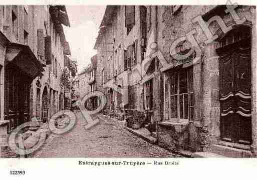 Ville de ENTRAYGUESsurTRUYERE, carte postale ancienne