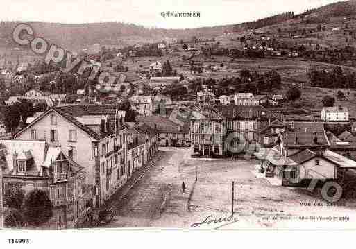 Ville de GERARDMER, carte postale ancienne