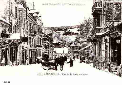 Ville de GERARDMER, carte postale ancienne