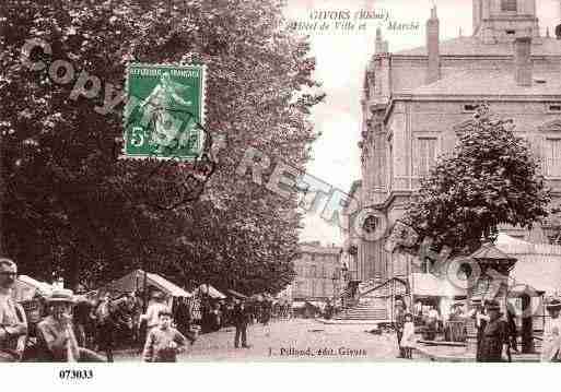 Ville de GIVORS, carte postale ancienne