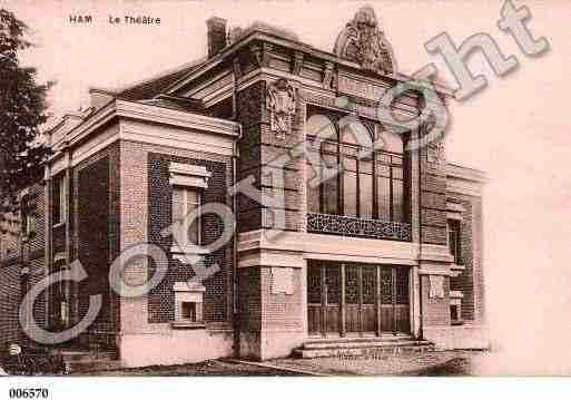 Ville de HAM, carte postale ancienne