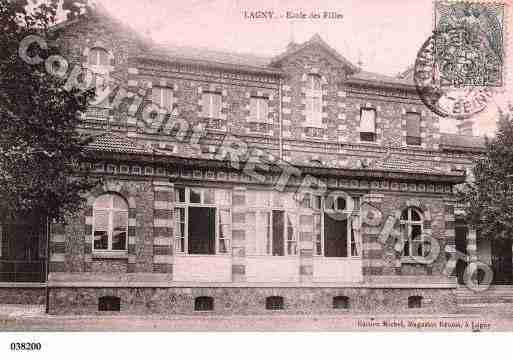 Ville de LAGNYSURMARNE, carte postale ancienne