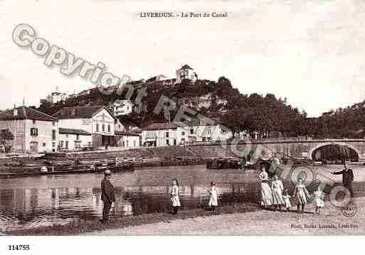 Ville de LIVERDUN, carte postale ancienne