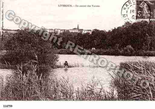 Ville de LIVERDUN, carte postale ancienne