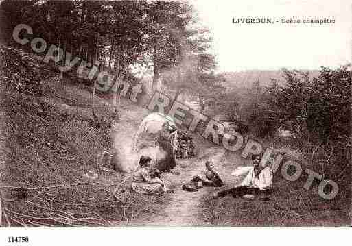 Ville de LIVERDUN, carte postale ancienne