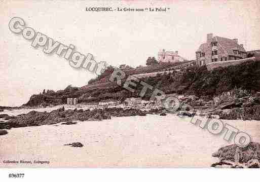 Ville de LOCQUIREC, carte postale ancienne