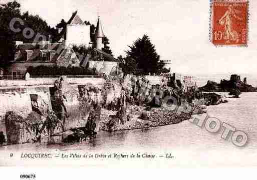 Ville de LOCQUIREC, carte postale ancienne