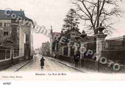 Ville de MANDRESLESROSES, carte postale ancienne