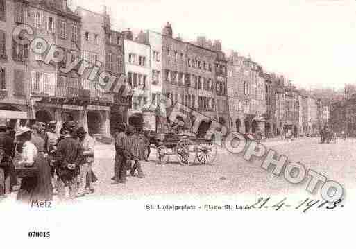 Ville de METZ, carte postale ancienne