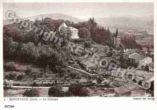 Ville de MONTFLEUR, carte postale ancienne