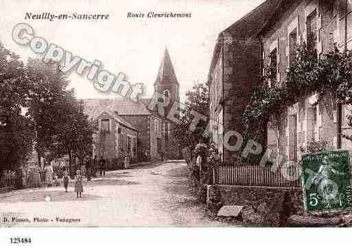 Ville de NEUILLYENSANCERRE, carte postale ancienne