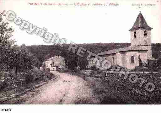 Ville de PAGNEYDERRIEREBARINE, carte postale ancienne