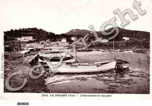 Ville de PRADET(LE), carte postale ancienne