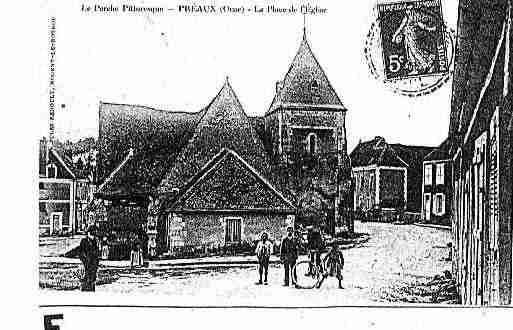 Ville de PREAUXDUPERCHE, carte postale ancienne