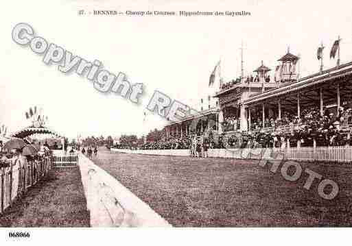 Ville de RENNES, carte postale ancienne