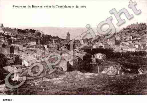 Ville de ROGNES, carte postale ancienne