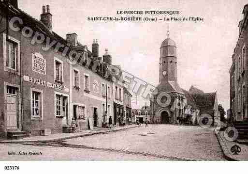 Ville de SAINTCYRLAROSIERE, carte postale ancienne