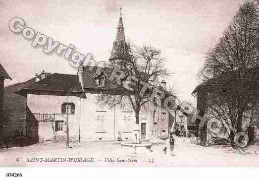 Ville de SAINTMARTIND\'URIAGE, carte postale ancienne