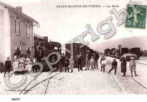 Ville de SAINTMARTINDUFRENE, carte postale ancienne