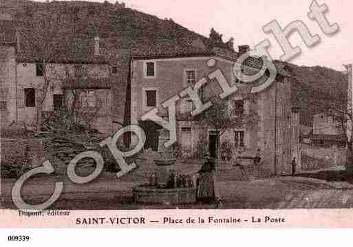 Ville de SAINTVICTOR, carte postale ancienne