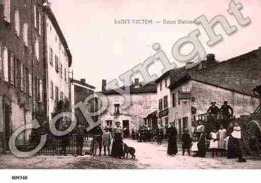 Ville de SAINTVICTOR, carte postale ancienne