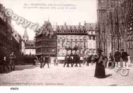 Ville de STRASBOURG, carte postale ancienne