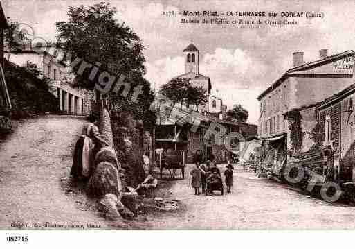 Ville de TERRASSESURDORLAY(LA), carte postale ancienne