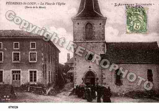 Ville de VEDRINESSAINTLOUP, carte postale ancienne