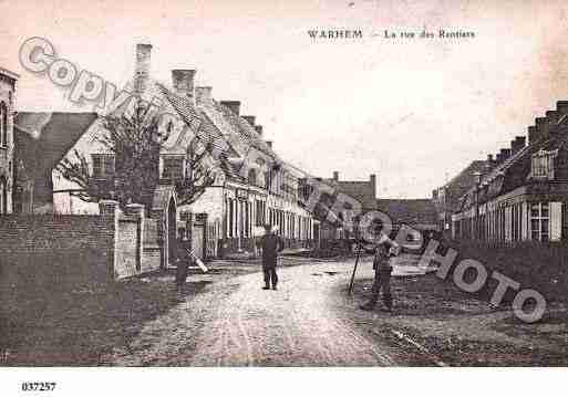 Ville de WARHEM, carte postale ancienne