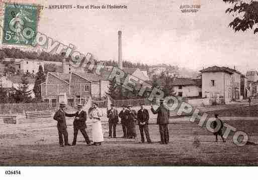 Ville de AMPLEPUIS, carte postale ancienne