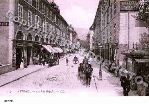 Ville de ANNECY, carte postale ancienne