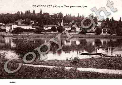 Ville de BEAUREGARD, carte postale ancienne