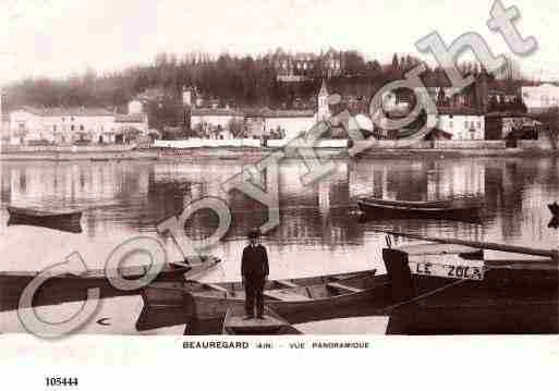 Ville de BEAUREGARD, carte postale ancienne