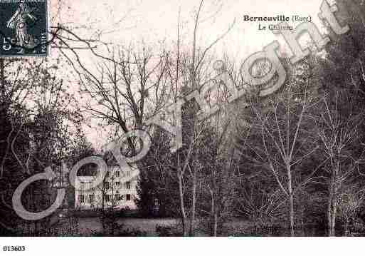 Ville de BERNOUVILLE, carte postale ancienne