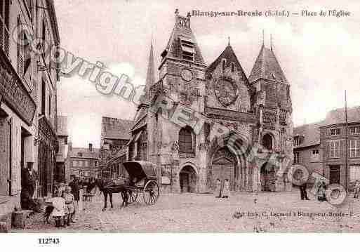 Ville de BLANGYSURBRESLE, carte postale ancienne