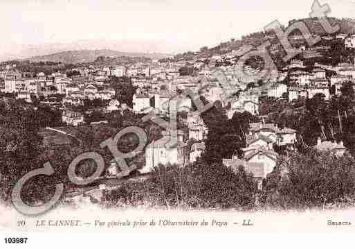 Ville de CANNET(LE), carte postale ancienne