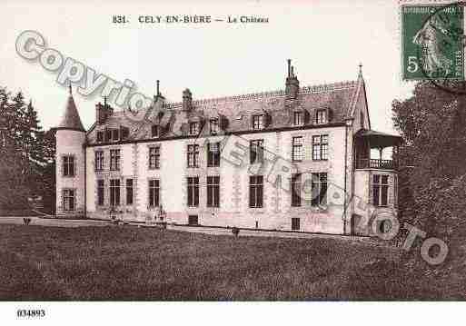 Ville de CELY, carte postale ancienne