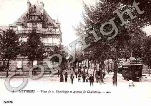 Ville de CHARLEVILLEMEZIERES, carte postale ancienne