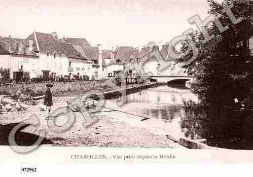 Ville de CHAROLLES, carte postale ancienne