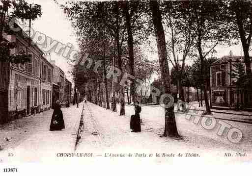 Ville de CHOISYLEROI, carte postale ancienne