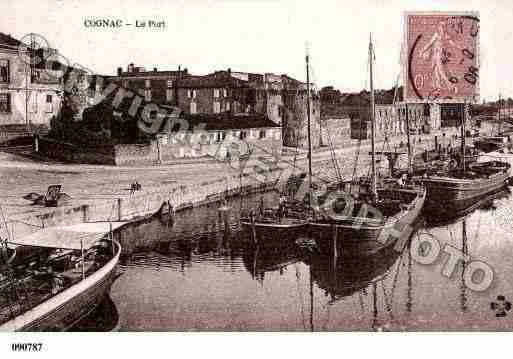 Ville de COGNAC, carte postale ancienne