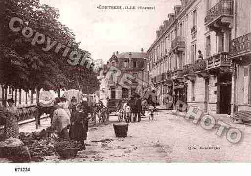 Ville de CONTREXEVILLE, carte postale ancienne