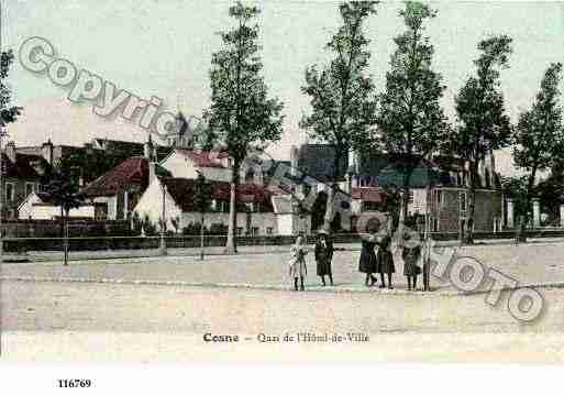 Ville de COSNESURLOIRE, carte postale ancienne