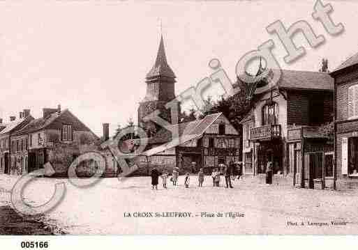 Ville de CROIXSAINTLEUFROY(LA), carte postale ancienne