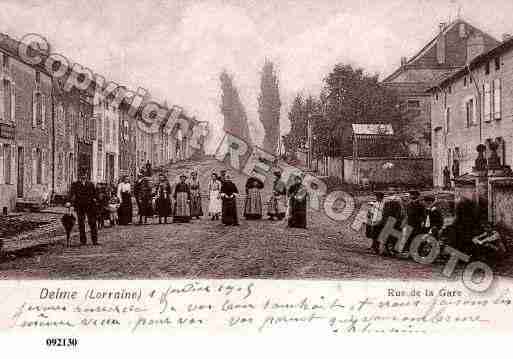 Ville de DELME, carte postale ancienne